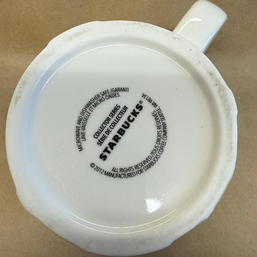 Starbucks New York City Yellow Taxi Relief Mug-2012